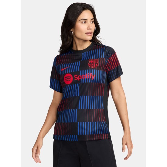 Camiseta de prematch de visitante de mujer FC Barcelona 2024/25