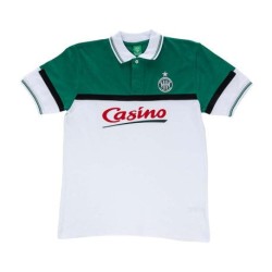 Camiseta retro vintage de casino ASSE 90s para hombre - blanca