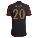 Julian Brandt #20 Alemania Camiseta de Visita Mundial 2022 Julian Brandt #20 Alemania Camiseta de Visita Mundial 2022