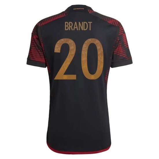 Julian Brandt #20 Alemania Camiseta de Visita Mundial 2022 Julian Brandt #20 Alemania Camiseta de Visita Mundial 2022