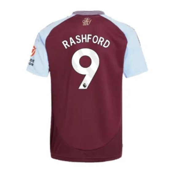 Camiseta de casa RASHFORD Aston Villa 2024/25 para mujeres Camiseta de casa RASHFORD Aston Villa 2024/25 para mujeres