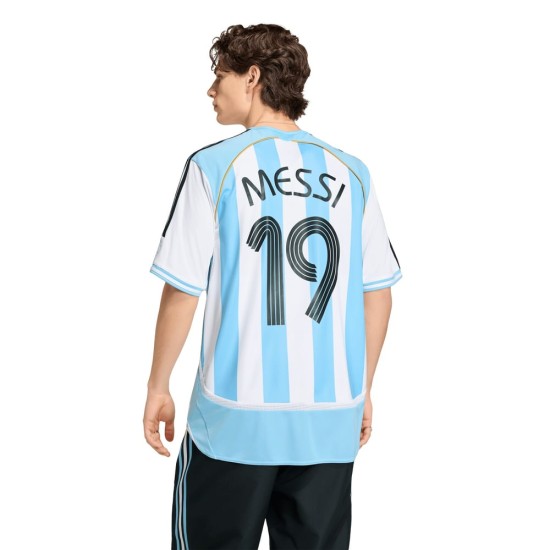 Camiseta Retro Local Argentina 2006 para Hombre Messi #19 Camiseta Retro Local Argentina 2006 para Hombre Messi #19