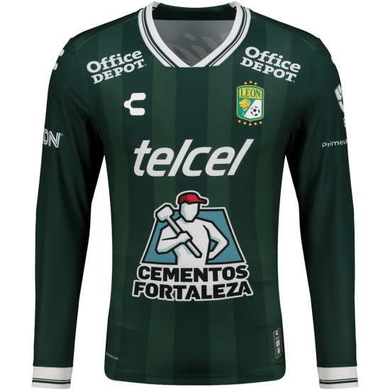 Camiseta local de manga larga del Club León 2025/26 para hombre