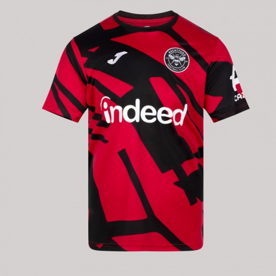 Camiseta Prepartido Tercera Hombre Brentford 2025/26 Camiseta Prepartido Tercera Hombre Brentford 2025/26