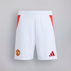 Pantalones cortos de casa de niño Manchester United 2024/25 - Blancos