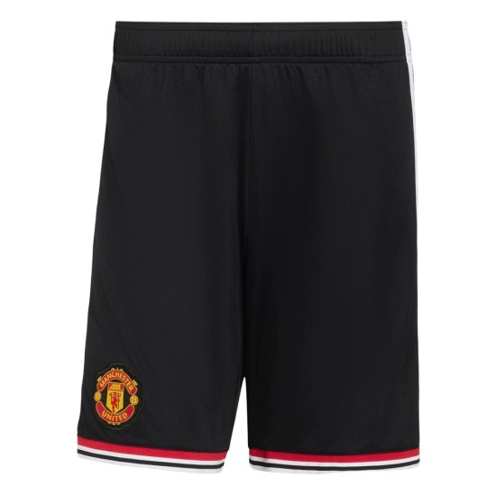 Pantalones Cortos Locales Infantiles Manchester United 2026/27 - Negro
