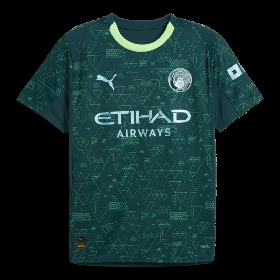 Niño Manchester City 2025/26 Tercera Camiseta EA SPORTS FC