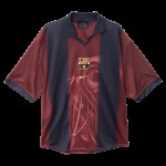 Camiseta Niño FC Barcelona X TRAVIS SCOTT Retro 2000/01 Home Esqueleto