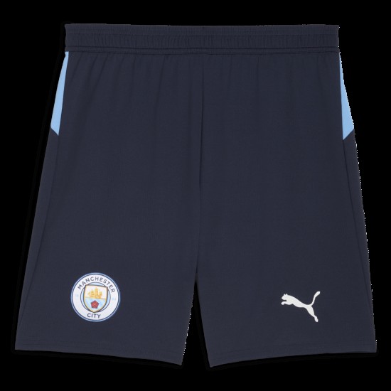 Pantalones Cortos Locales Negros Manchester City 2025/26 Hombre