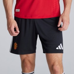 Niño Manchester United 2025/26 Pantalones Cortos Local - Negro