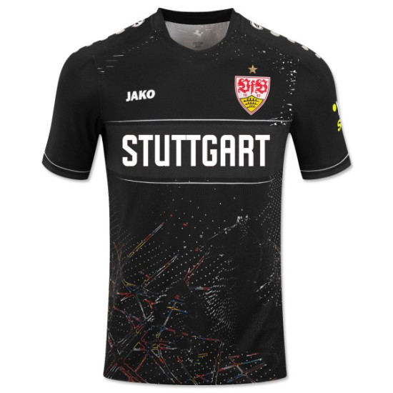 Camiseta Away VfB Stuttgart 2024/25 - Negra para niño Camiseta Away VfB Stuttgart 2024/25 - Negra para niño