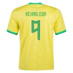 Richarlison #9 Brasil Camiseta de Local Mundial 2022 Richarlison #9 Brasil Camiseta de Local Mundial 2022