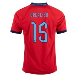 Jack Grealish #15 Inglaterra Camiseta de Visita Mundial 2022