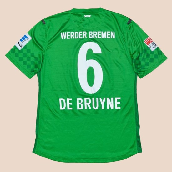 Camiseta de casa DE BRUYNE Werder Bremen 2012/13 para hombres Camiseta de casa DE BRUYNE Werder Bremen 2012/13 para hombres
