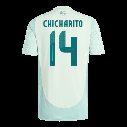 Javier Hernández Chicharito #14 México Camiseta de Visita Copa América 2024