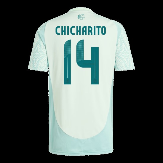 Javier Hernández Chicharito #14 México Camiseta de Visita Copa América 2024