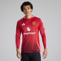 Camiseta de manga larga de hombres Manchester United 2024/25 - Local