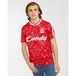 Camiseta Retro de Casa Candy 1989/91 Liverpool Infantil Camiseta Retro de Casa Candy 1989/91 Liverpool Infantil