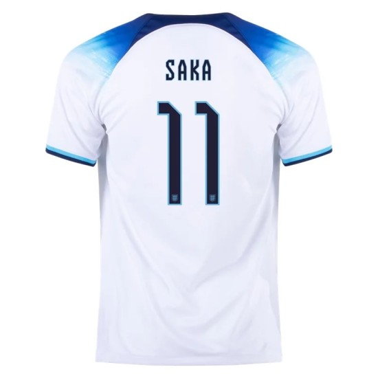 Bukayo Saka #11 Inglaterra Camiseta de Local Mundial 2022