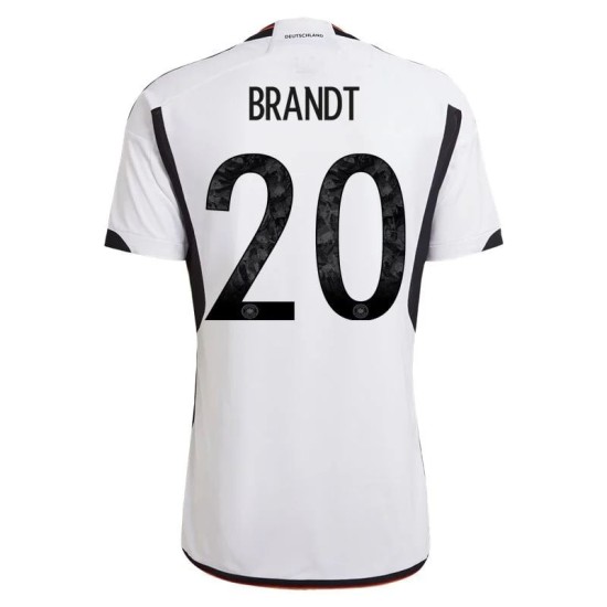 Julian Brandt #20 Alemania Camiseta de Local Mundial 2022 Julian Brandt #20 Alemania Camiseta de Local Mundial 2022