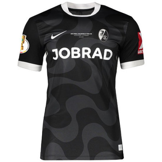 Camiseta de visitante SC Freiburg 2025/26 Copa DFB Semifinal – Niño