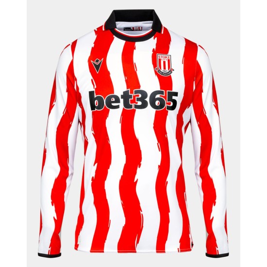 Camiseta Hombre Manga Larga Stoke City 2025/26 Local