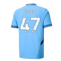 Camiseta de casa FODEN Manchester City 2024/25 para niños