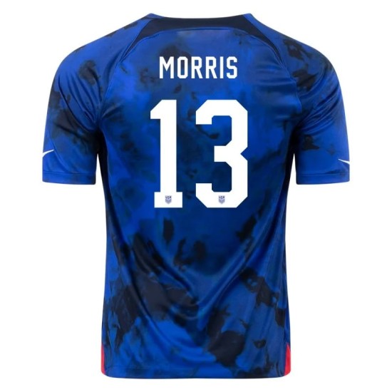 Jordan Morris #13 USMNT Camiseta de Visita Mundial 2022 Jordan Morris #13 USMNT Camiseta de Visita Mundial 2022