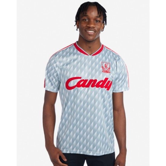 Camiseta retro visitante Candy Liverpool 1989/91 de hombre Camiseta retro visitante Candy Liverpool 1989/91 de hombre