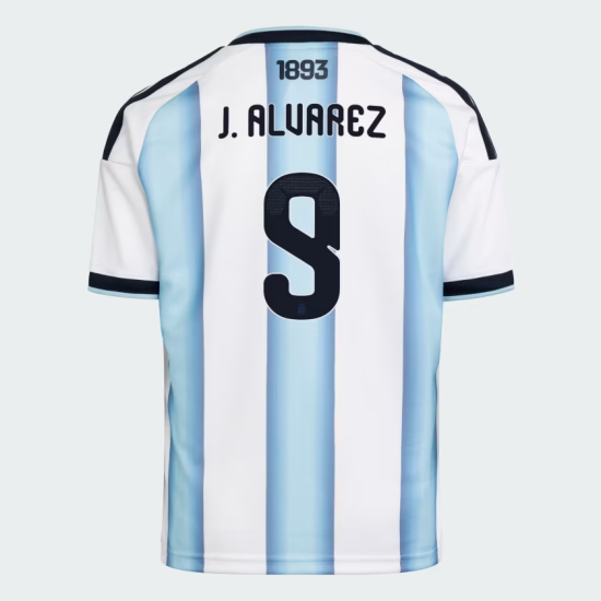 Camiseta Oficial Local Argentina 2026 Hombre J. ALVAREZ #9 Camiseta Oficial Local Argentina 2026 Hombre J. ALVAREZ #9