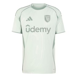 Camiseta Niño San Jose Earthquakes 2025 Tercera Pre Partido Verde