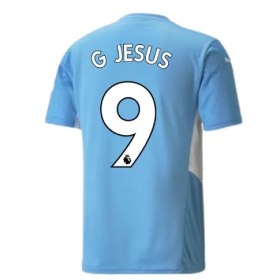 Camiseta de casa G.JESUS Manchester City 2021/22 para hombres Camiseta de casa G.JESUS Manchester City 2021/22 para hombres