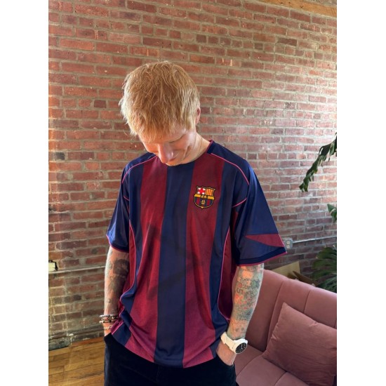 Camiseta retro Ed Sheeran x Spotify x FC Barcelona 2004/05 para mujer Camiseta retro Ed Sheeran x Spotify x FC Barcelona 2004/05 para mujer