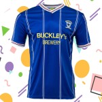 Camiseta Retro Local 1987 de Cardiff City para Hombre