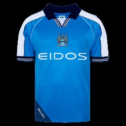 Camiseta Retro de Local Manchester City 2000 para Hombre