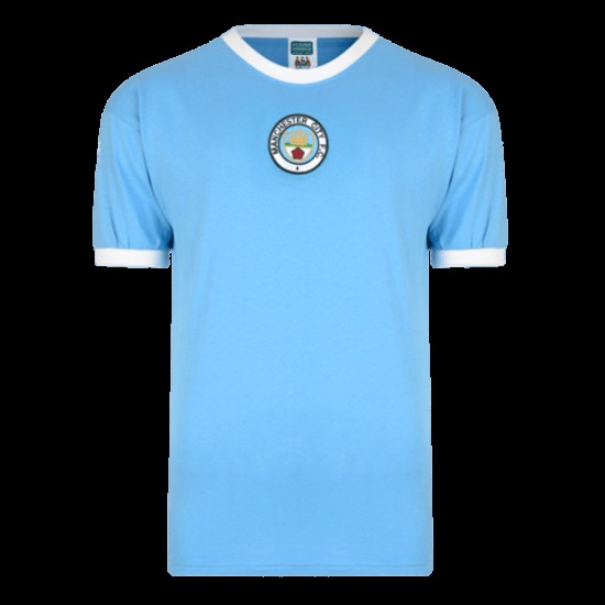 Camiseta Retro de Local Manchester City 1972 para Hombre Camiseta Retro de Local Manchester City 1972 para Hombre