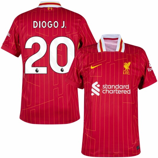 Hombre Diogo Jota #20 Liverpool 2024/25 Camiseta Local