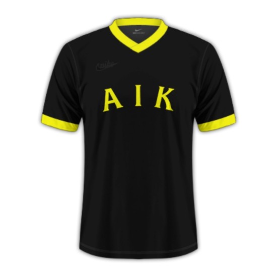Camiseta tercera centenario para hombres AIK 2024