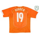 Camiseta retro local Países Bajos 2004/06 para hombre Robben #19