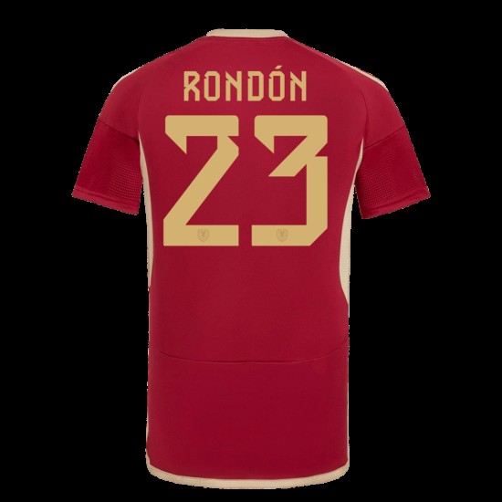 RONDÓN #23 Venezuela Camiseta de Local Copa América 2024 RONDÓN #23 Venezuela Camiseta de Local Copa América 2024