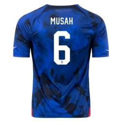 Yunus Musah #6 USMNT Camiseta de Visita Mundial 2022