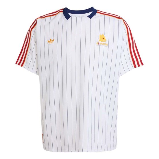 Hombre Camiseta Tercera Roma 2025/26 Terrace Icons - Blanca