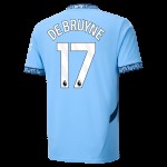 Camiseta de casa DE BRUYNE Manchester City 2024/25 para niños