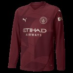 Camiseta de manga larga de niños Manchester City 2024/25 - Tercer lugar