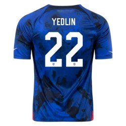 DeAndre Yedlin #22 USMNT Camiseta de Visita Mundial 2022