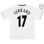 Camiseta retro visitante hombre Liverpool 2003/04 Gerrard #17