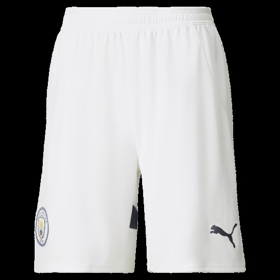 Pantalones cortos de local de mujeres Manchester City 2024/25 - Blanco