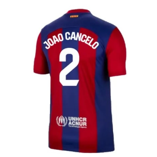 Camiseta de casa JOAO CANCELO FC Barcelona 2023/24 para hombres Camiseta de casa JOAO CANCELO FC Barcelona 2023/24 para hombres
