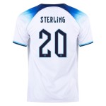 Raheem Sterling #20 Inglaterra Camiseta de Local Mundial 2022 Raheem Sterling #20 Inglaterra Camiseta de Local Mundial 2022