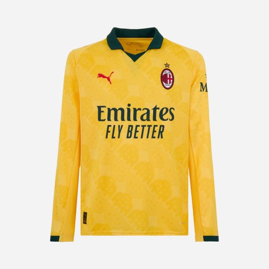 Camiseta de Manga Larga Tercera Milan 2025/26 Hombre